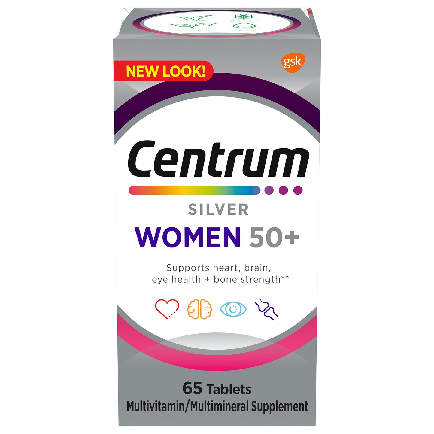 Centrum Silver Women's Multivitamin for Women 50 Plus, Multivitamin/Multimineral Supplement with Vitamin D3, B Vitamins, Non-GMO Ingredients CentrumBuy Supplements Australia