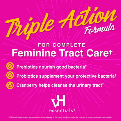 vH essentials Probiotic Gummies with Prebiotics & Cranberry, Concentrated Extract vH essentialsBuy Supplements Australia
