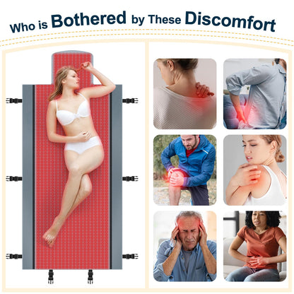 Red Light Therapy for Body - Full Body Red Light Therapy Mat, 71.0x33.33in, 2570Pcs KaoudtBuy Supplements Australia