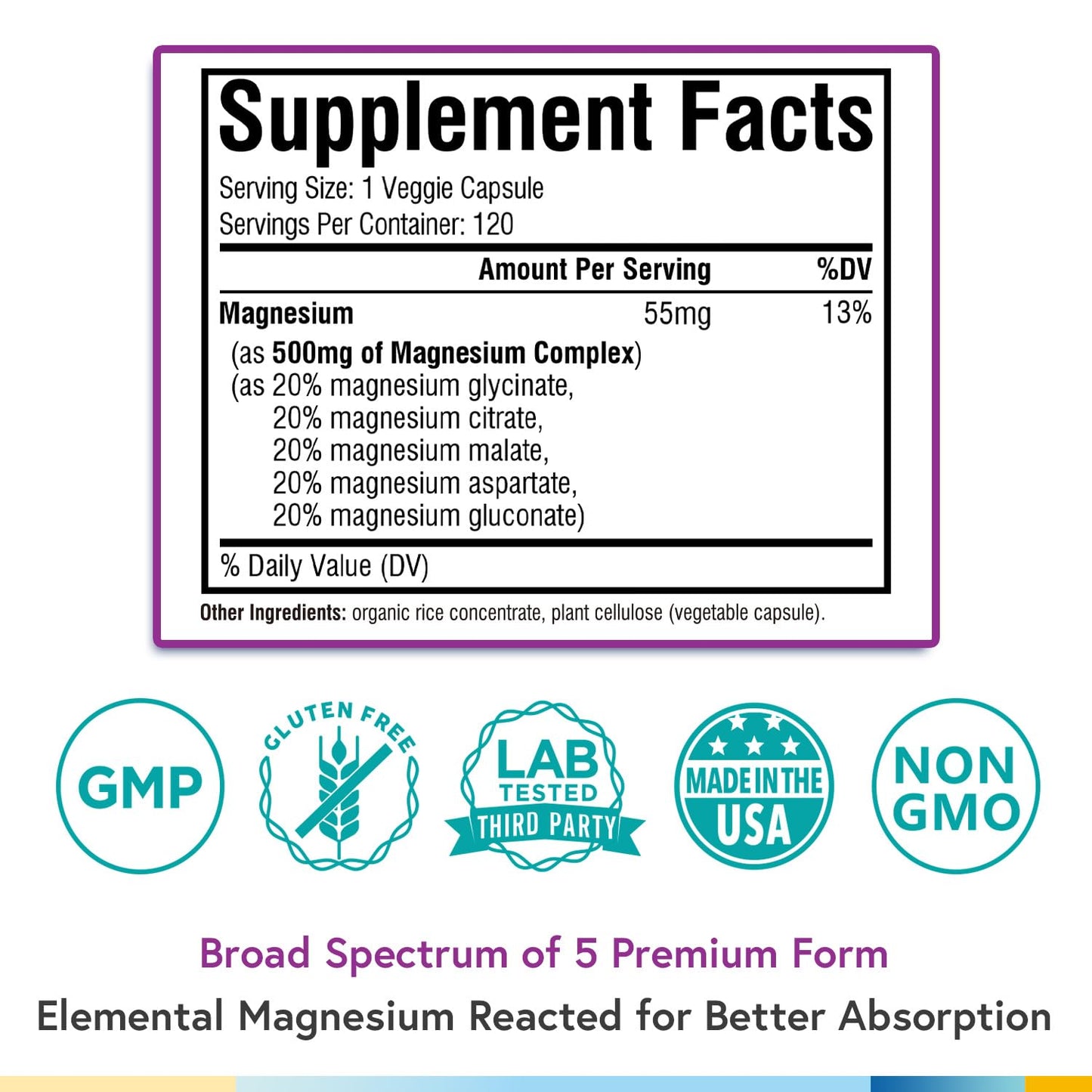 Terranics Magnesium Complex, Total 240 Capsules, Max Absorption, Glycinate, Citrate TerranicsBuy Supplements Australia