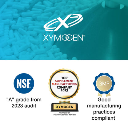 XYMOGEN Saloxicin - Antioxidant Support Supplement - Grape Seed Extract, Pomegranate Fruit & Cranberry Supplement - White Willow Bark & Boswellia Extract - 120 Capsules XYMOGENBuy Supplements Australia