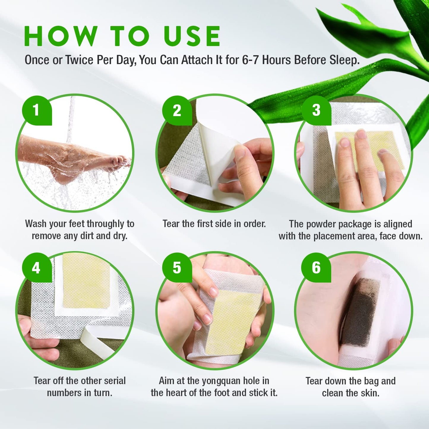Foot Paches, Premium Deep Cleansing Foot Pads, Bamboo Foot Paches RanthermBuy Supplements Australia
