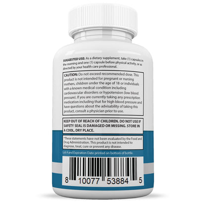 Justified Laboratories (5 Pack) Glucotrust Max 1295MG Formula Supplement Pills 300 cap Justified LaboratoriesBuy Supplements Australia