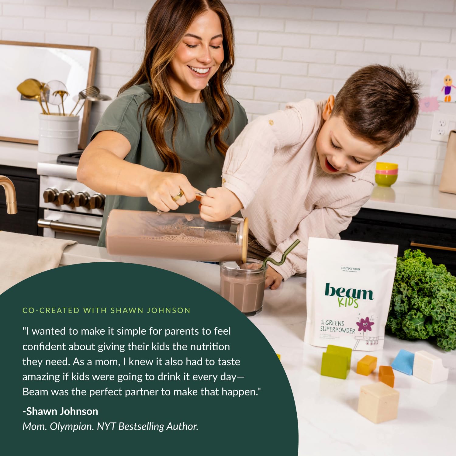 Beam Glow & Kids Wellness Bundle, Hormone Support for Women with Inositol & Ashwagandha, Superfood Powder with Fruits & Veggies for Kids' Growth & Immune Health BeamBuy Supplements Australia