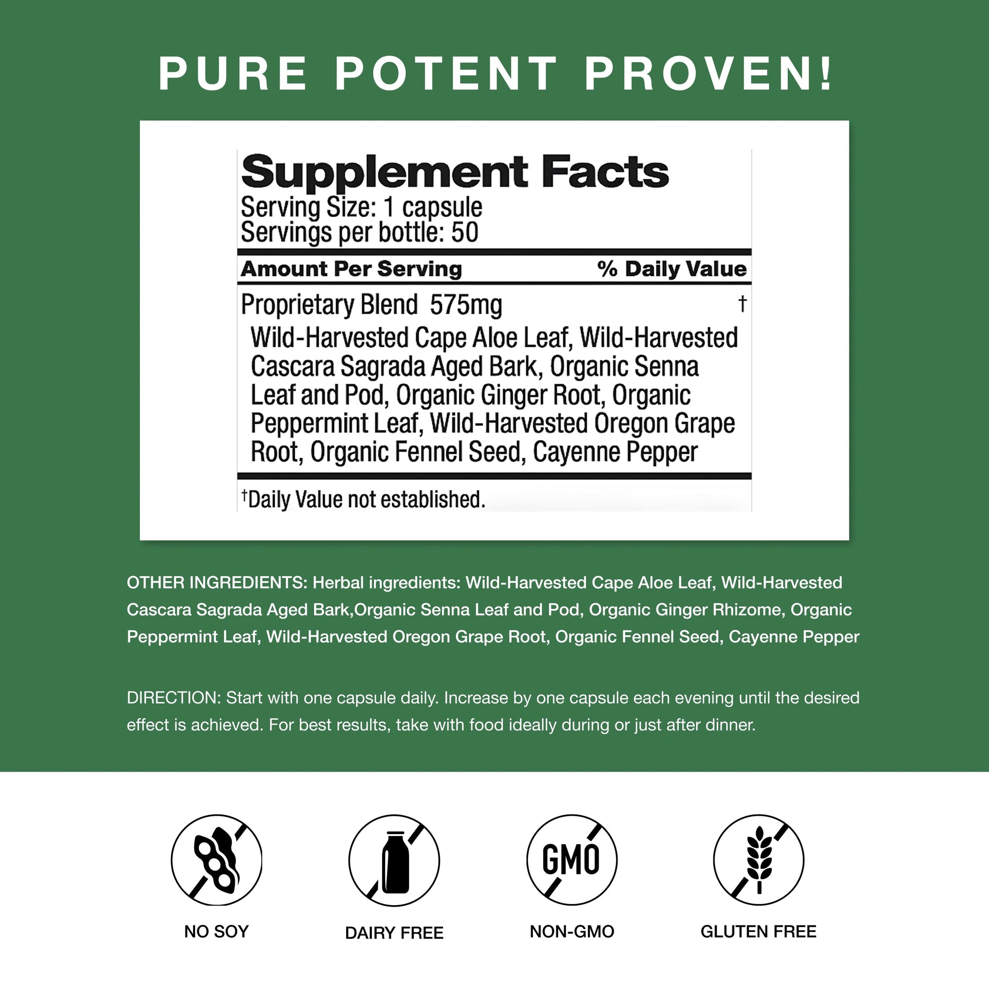 Simply Herbs Easy Go Bowel Mover - Adult Cleansing Supplement for Colon Health Support - Bowel Movement Aid - Stool Softener - Daily-Use Laxative - Plant-Based Ingredients - Vegan - 50 Count Dr. Schulze'sBuy Supplements Australia