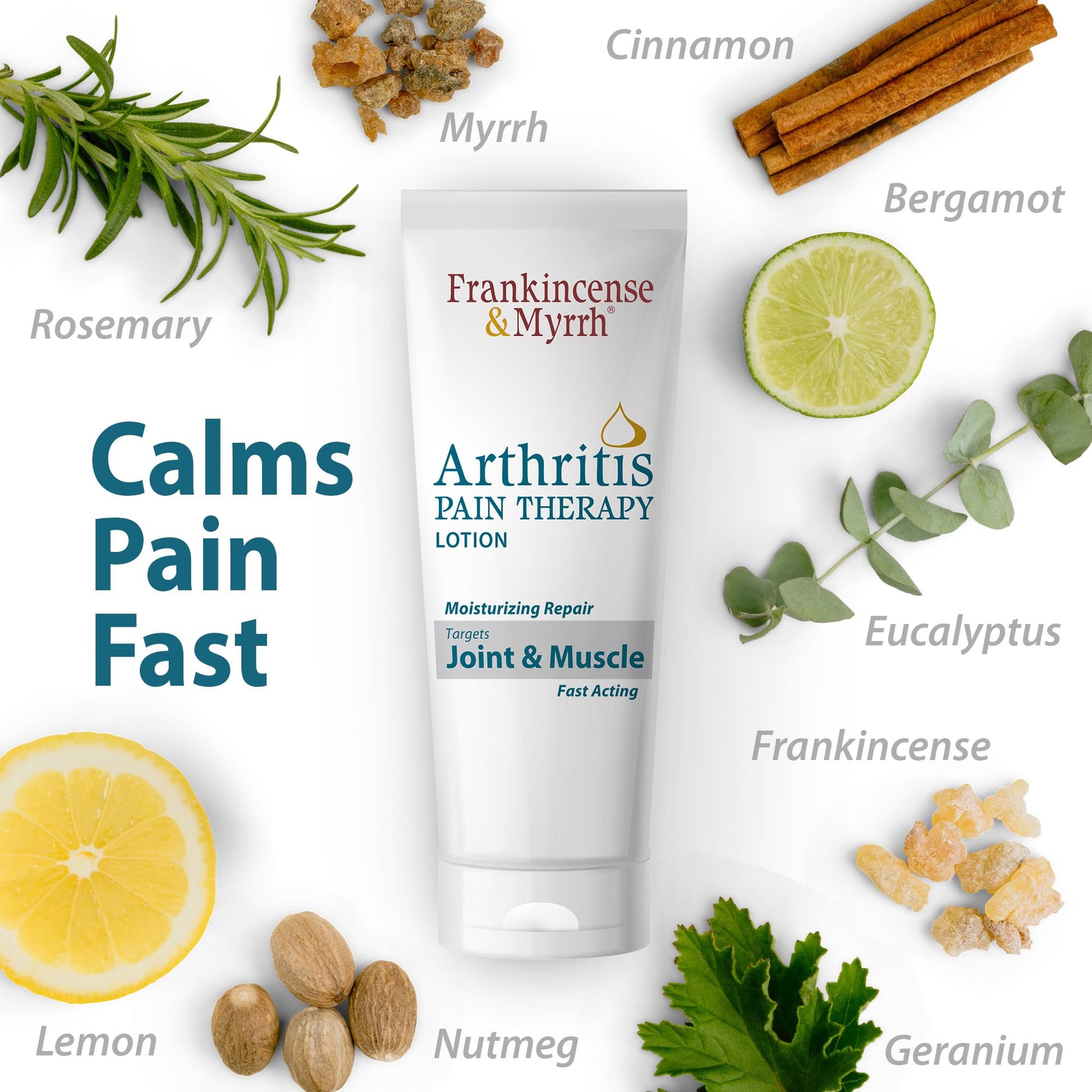 Frankincense and Myrrh Arthritis Pain Reliever Therapy Lotion – Topical Arthritis Pain Relief Cream and Hydrating Skin Repair, Body Relief for Sciatica, Knee, Back, Joints, Neck, Hands, 3 Oz - 1 Pack FRANKINCENSE & MYRRHBuy Supplements Australia