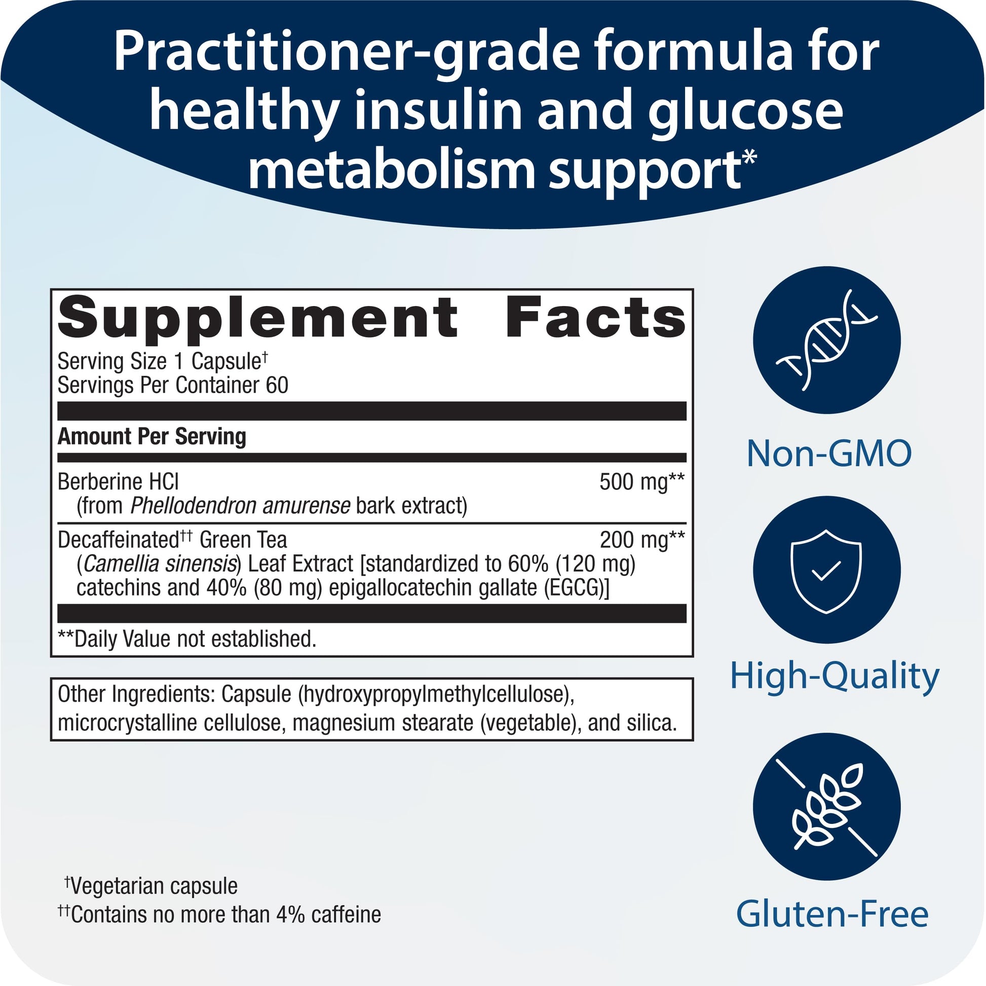 Metagenics Berberine GT - 500 mg Berberine HCl - Supports Heart Health & Carbohydrate MetagenicsBuy Supplements Australia