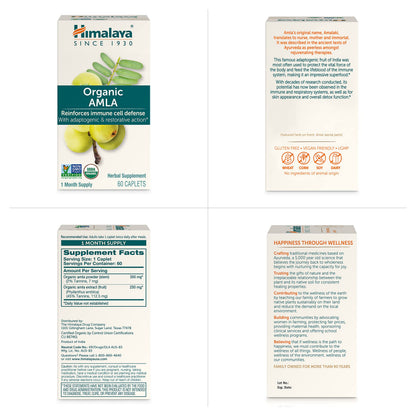Himalaya Organic Amla - Herbal Immune Support Supplement with Adaptogen and Antioxidant - USDA Organic, Vegan