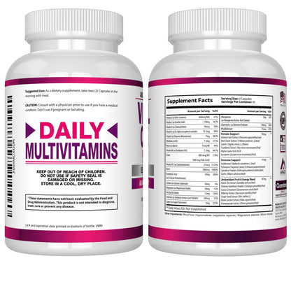 Arazo Nutrition Vital One Multivitamin for Women - Daily Wholefood Supplement - 90 Vegan Capsules Arazo Nutrition