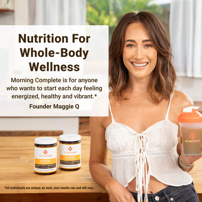 ACTIVATEDYOU Morning Complete Daily Wellness Greens Superfood Drink Mix for Gut Health w/Prebiotics, Probiotics, Antioxidants, Green Superfoods