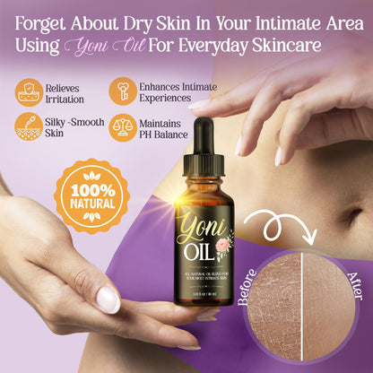 vibraxlabs Yoni Oil 1 Oz. Rose Scented Daily Feminine Wash Vulva Oil for pH Balance and Female Dryness vibraxlabsBuy Supplements Australia