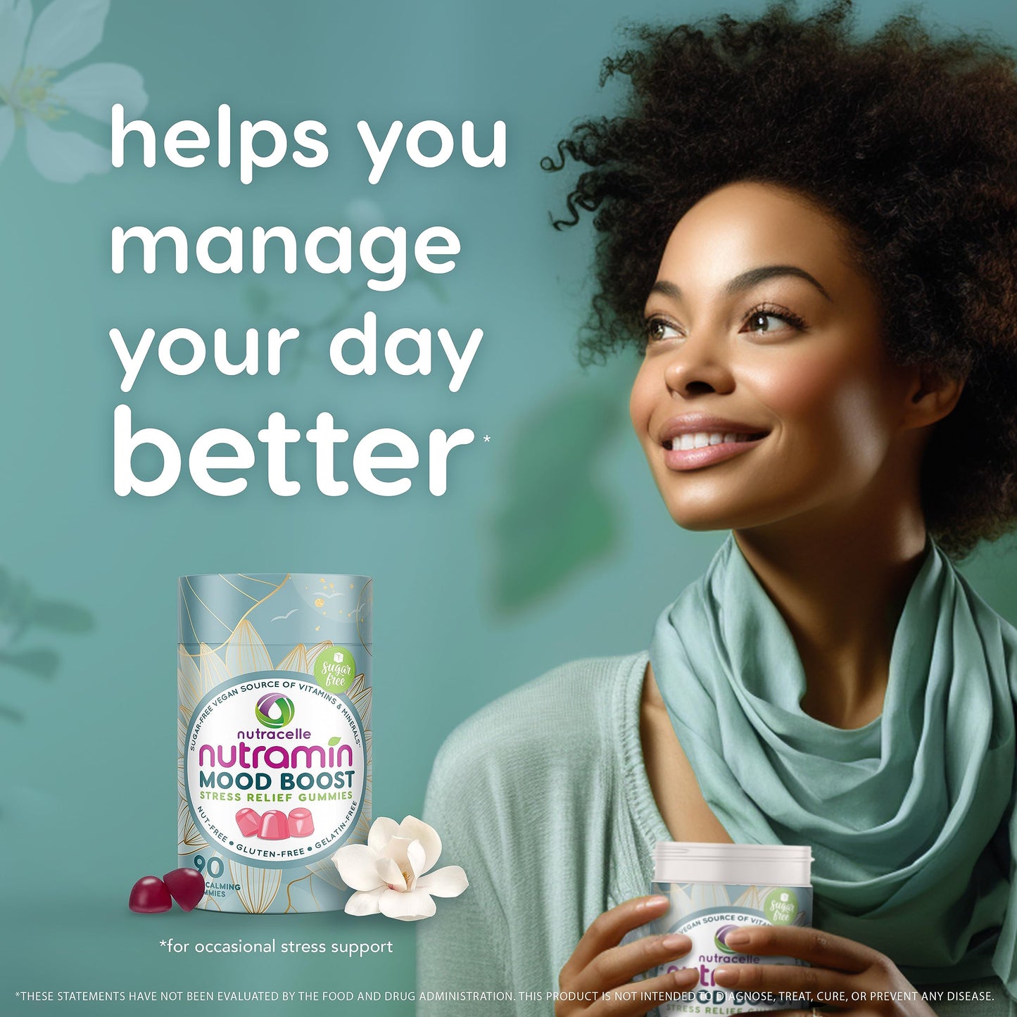 Nutracelle NUTRAMIN Mood Boost Multivitamin Gummy - Delicious & Yummy Anti-Stress NutracelleBuy Supplements Australia