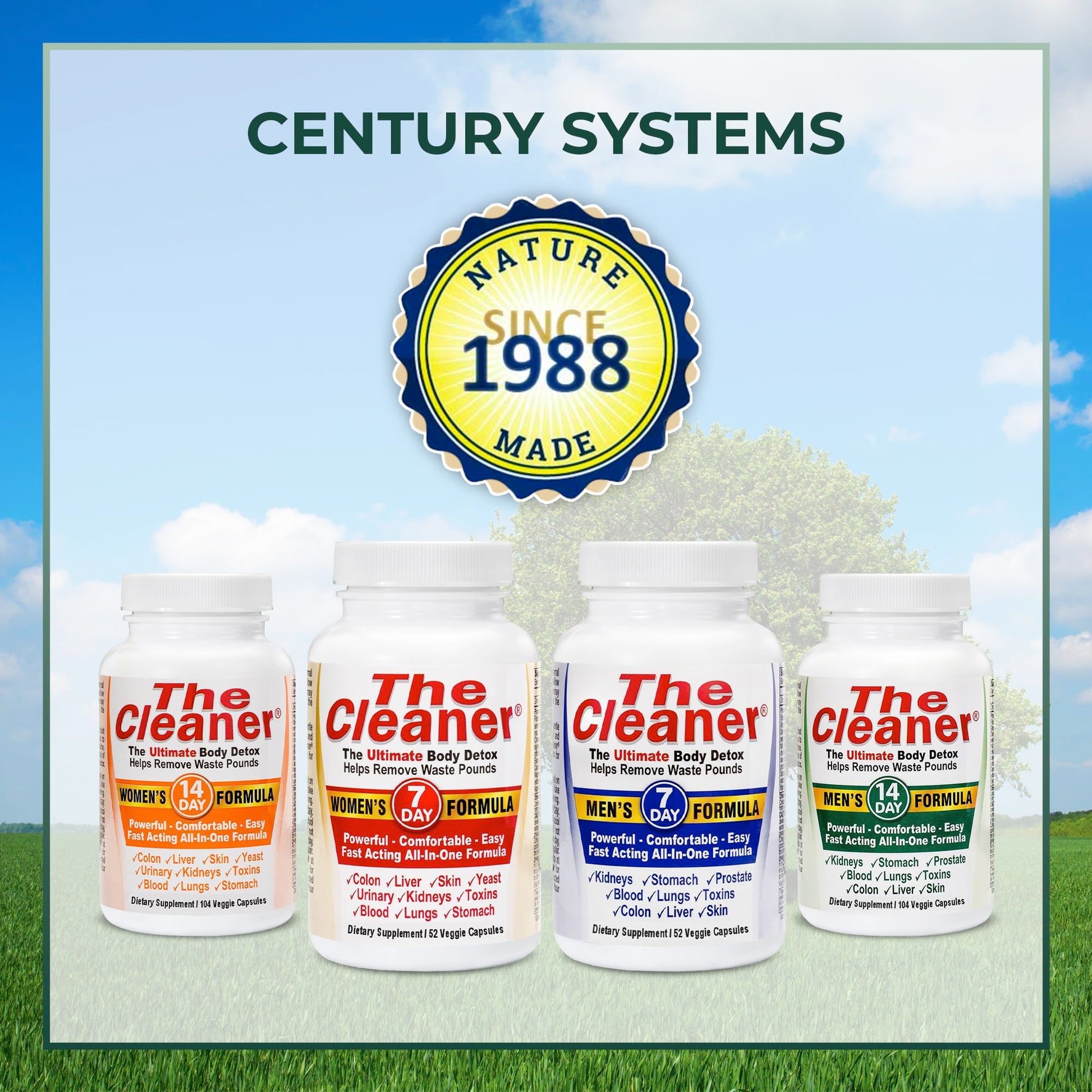 Century Systems The Cleaner Detox, Powerful 14-Day Complete Internal Cleansing Century SystemsBuy Supplements Australia