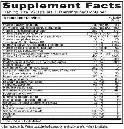 Vitanica FemTeen Symmetry, Vitamins for Teens Daily Multivitamin, Vegan, 120 Capsules VitanicaBuy Supplements Australia