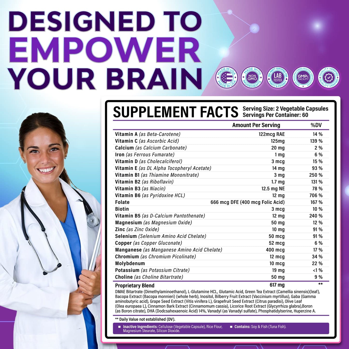 40-in-1 Brain Booster Supplements for Memory, Focus, Clarity, Energy, Performance Rainbow Nutrients, LLCBuy Supplements Australia