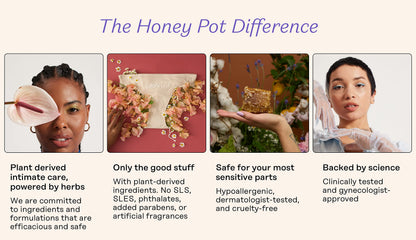 The Honey Pot Company - Anti-Itch Soothing Colloidal Oatmeal Wash - Plant Derived Feminine Care The Honey Pot CompanyBuy Supplements Australia
