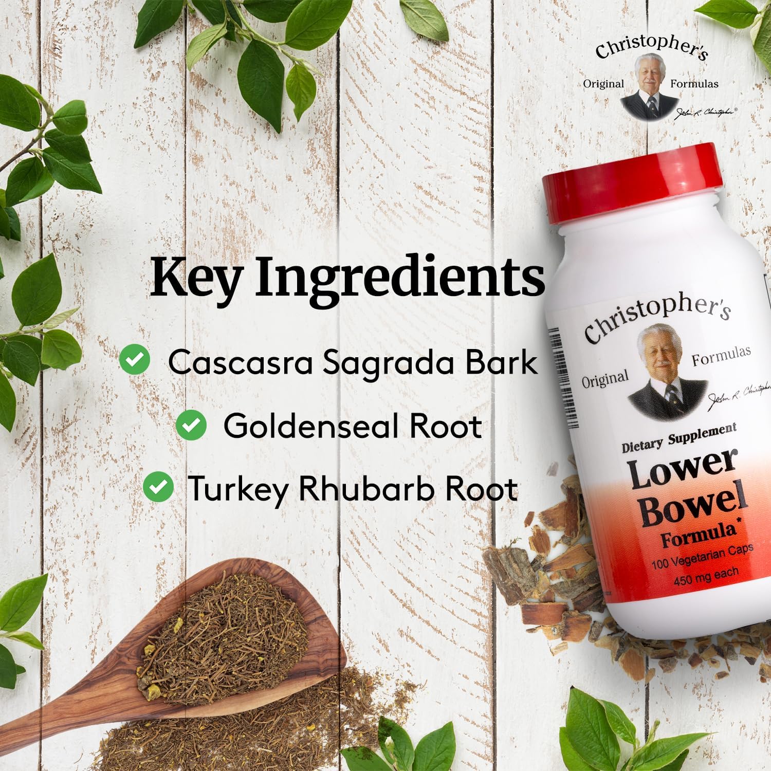 Christopher's Original Formulas Lower Bowel Formula 100 Vcaps Christopher's Original FormulasBuy Supplements Australia
