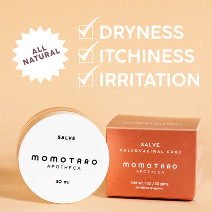 MOMOTARO APOTHECA Vaginal Moisturizer, Organic Vulva Salve - Intimate Soothing Balm MOMOTARO APOTHECABuy Supplements Australia
