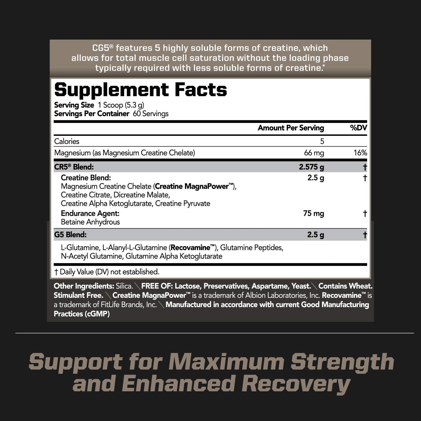 PMD Sports Ultra Pump Fuel Insanity - Pre Workout – Cherry Bombsicle (30 Servings) Sports CG5 Premium Creatine and L-Glutamine Powder (60 Servings)