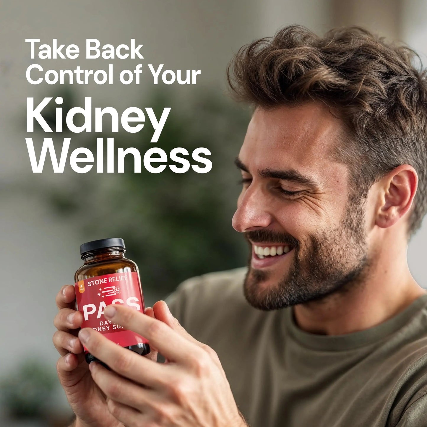 STONE RELIEF Daytime Herbal Kidney Support for Urinary Flow & Comfort | Chanca Piedra Formula – 180 Capsules STONE RELIEFBuy Supplements Australia
