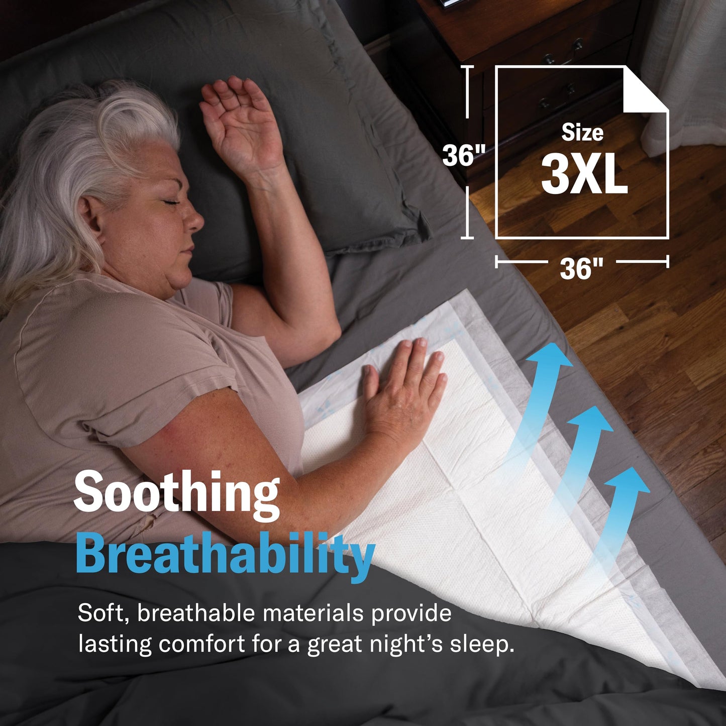 Chucks MAX Hospital Bed Pads Disposable Adult 36 x 36 Breathable Stack ManBuy Supplements Australia