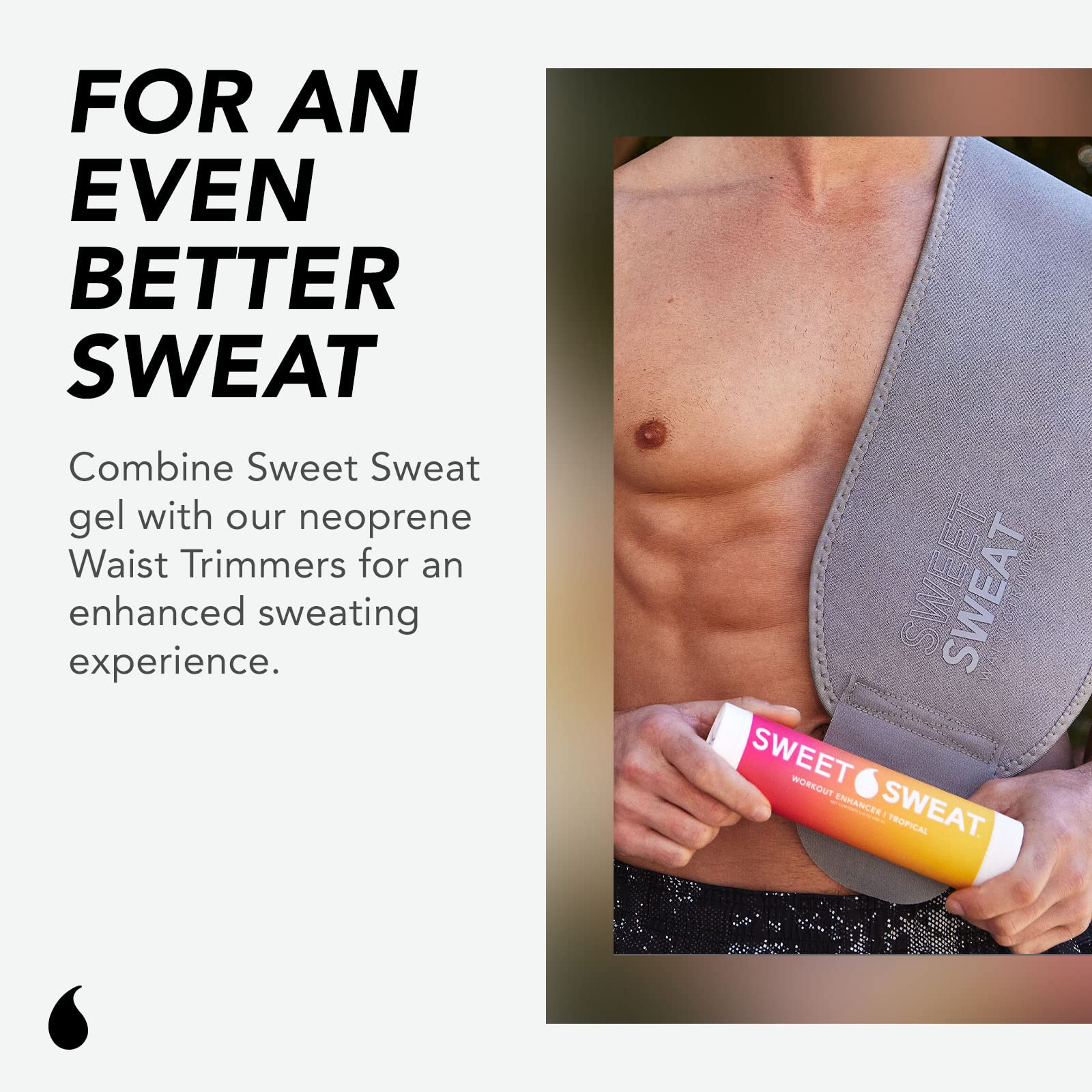 Sweet Sweat Workout Enhancer Roll-On Gel Stick - Sweat Harder and Faster Sports ResearchBuy Supplements Australia