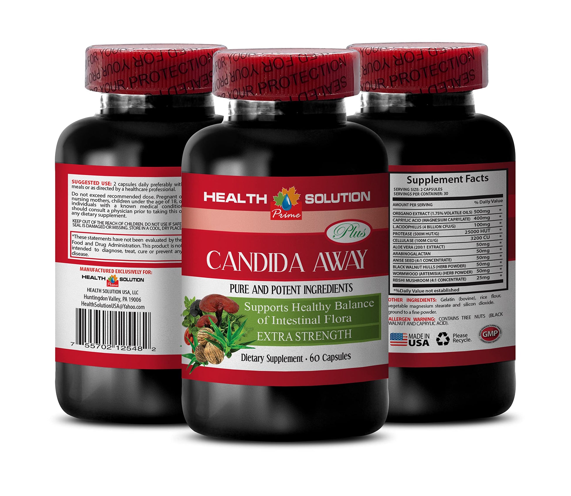 Immunity Support Supplement - Candida Away Plus - Candida Digestive - Candida Cleanse Extra Strength Health Solution PrimeBuy Supplements Australia
