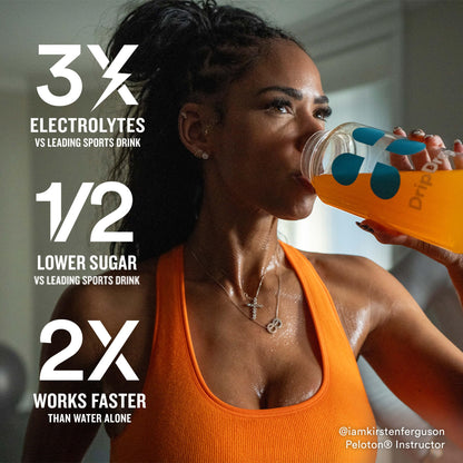 DripDrop Hydration - Electrolyte Powder Packets - Watermelon, Berry, Orange, Lemon DripDropBuy Supplements Australia