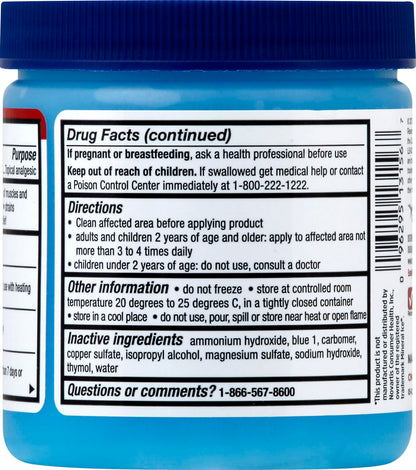 LEADER Ice Blue Gel Pain Relieving Greaseless Fast-Acting Topical Analgesic Cooling Therapy Muscle Joint Long-Lasting Relief Backache Arthritis Sports Injuries soothes Aches 8oz. Each (Pack of 5) LeaderBuy Supplements Australia