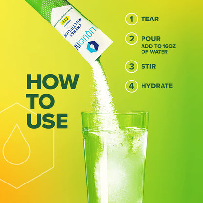 Liquid I.V. Hydration + Energy Multiplier - Mango Tamarind - Hydration Powder Liquid I.V.Buy Supplements Australia