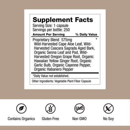 Dr. Schulze's Intestinal Formula #1 - Bowel Movement Supplement for Colon Health Support - Bloating & Constipation Aid - Intestinal Cleanse - All-Natural - Plant-Based - Vegan - 250 Count Dr. Schulze'sBuy Supplements Australia