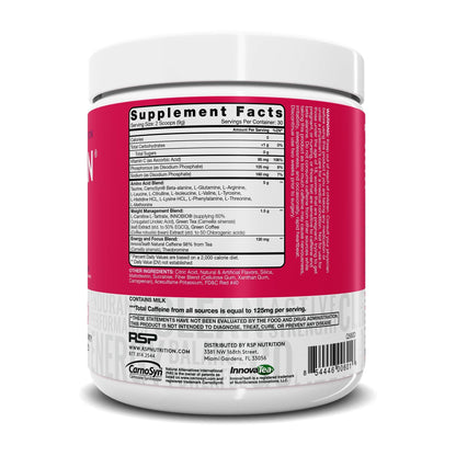RSP NUTRITION AminoLean Pre Workout Energy (Fruit Punch 30 Servings) with AminoLean Recovery Post Workout Boost (Tropical Island Punch 30 Servings)
