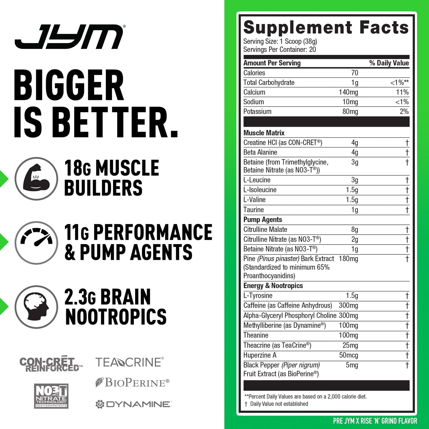 PRE JYM X - Rise N' Grind JYM Supplement ScienceBuy Supplements Australia