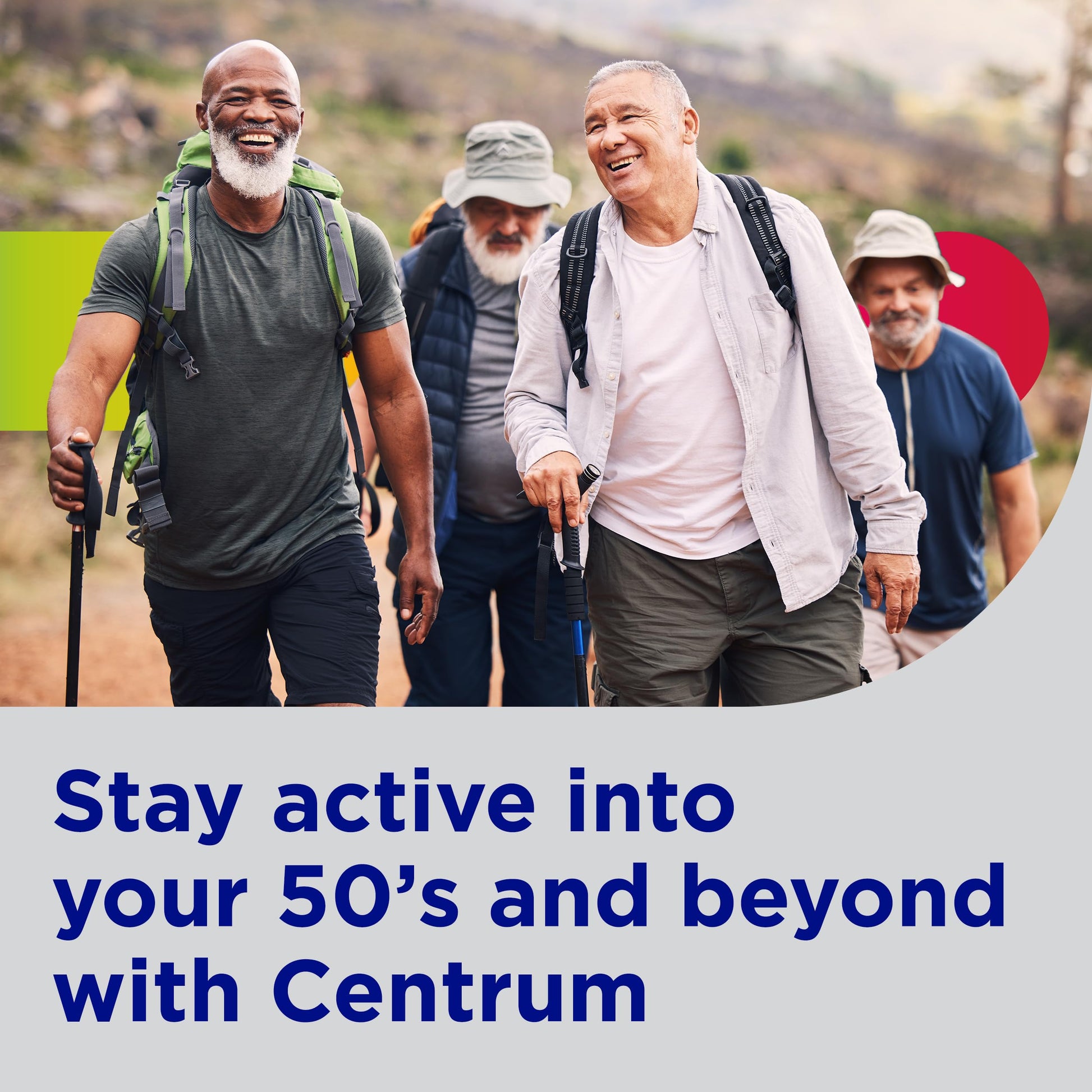 Centrum Silver Multivitamin for Men 50 Plus, Multimineral Supplement, Vitamin D3, B-Vitamins and Zinc, Gluten Free, Non-GMO Ingredients, Supports Memory CentrumBuy Supplements Australia