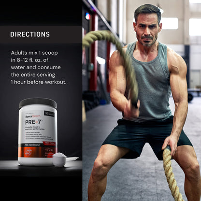 Novex Biotech PRE-7 Pre-Workout Powder – Best preworkout for Men - Boost Energy Novex BiotechBuy Supplements Australia