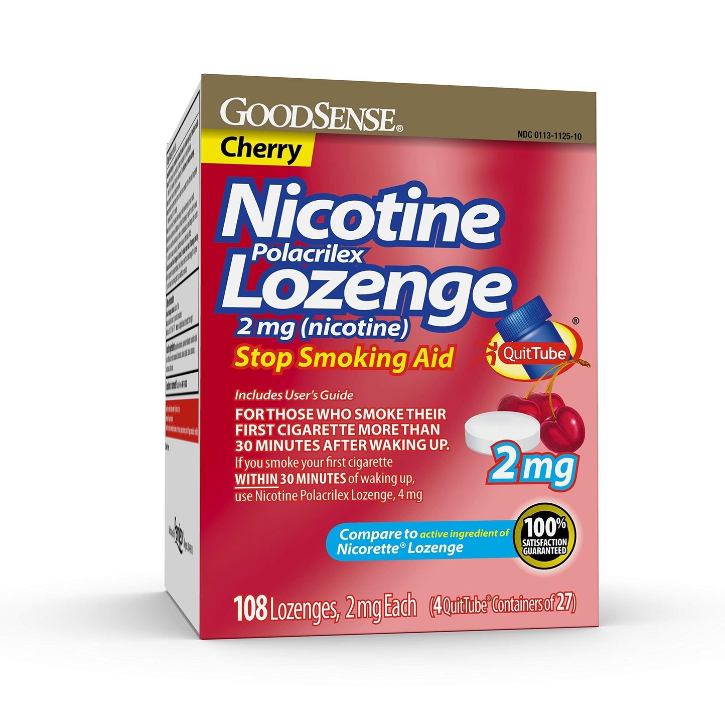 GoodSense Nicotine Polacrilex Lozenge, 2 mg (nicotine), Stop Smoking Aid GoodSenseBuy Supplements Australia