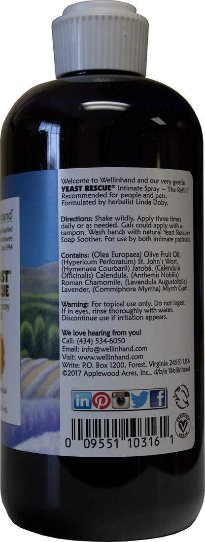 Yeast Rescue Soap Soother 16 fl.oz. Refill Economy Well-In-HandBuy Supplements Australia