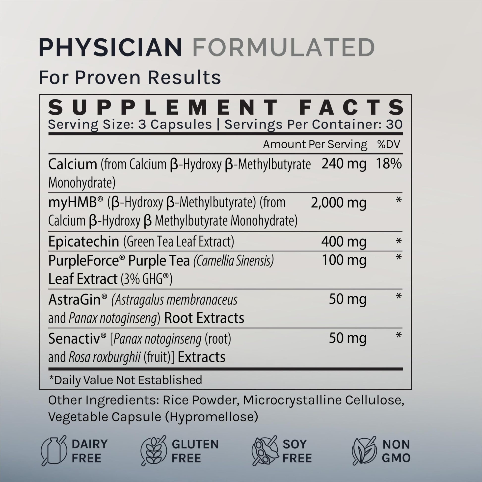 InfiniWell Strength - Muscle Recovery Supplements for Healthy Aging - HMB Supplement for Stamina, Endurance, Strength Gains & Mobility - Nourish Healthy Muscle Mass & Tissue Quality (90 Capsules) InfiniWellBuy Supplements Australia