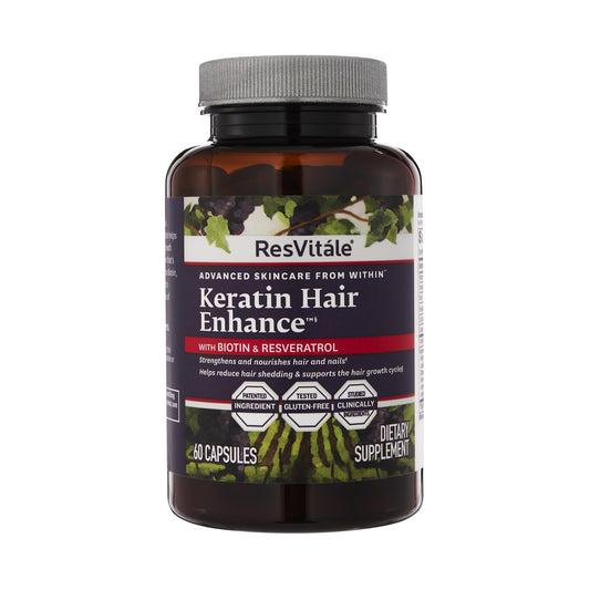 ResVitále Keratin Hair Enhance - Keratin Supplement for Hair Growth - 60 Capsules ResVitaleBuy Supplements Australia