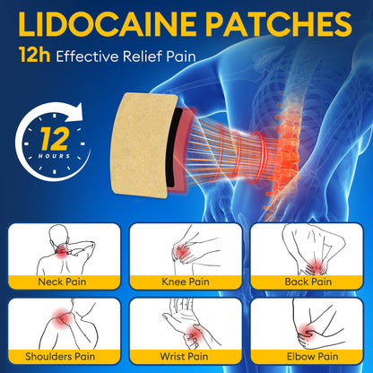 SZLGANG 4% Lidocaine Pain Relief Patches - (Large, 30, Count) Maximum Strength Relief for Back, Neck, Shoulder, Joint & Muscle Pain, 3.9”x 5.5”-03O SZLGANGBuy Supplements Australia