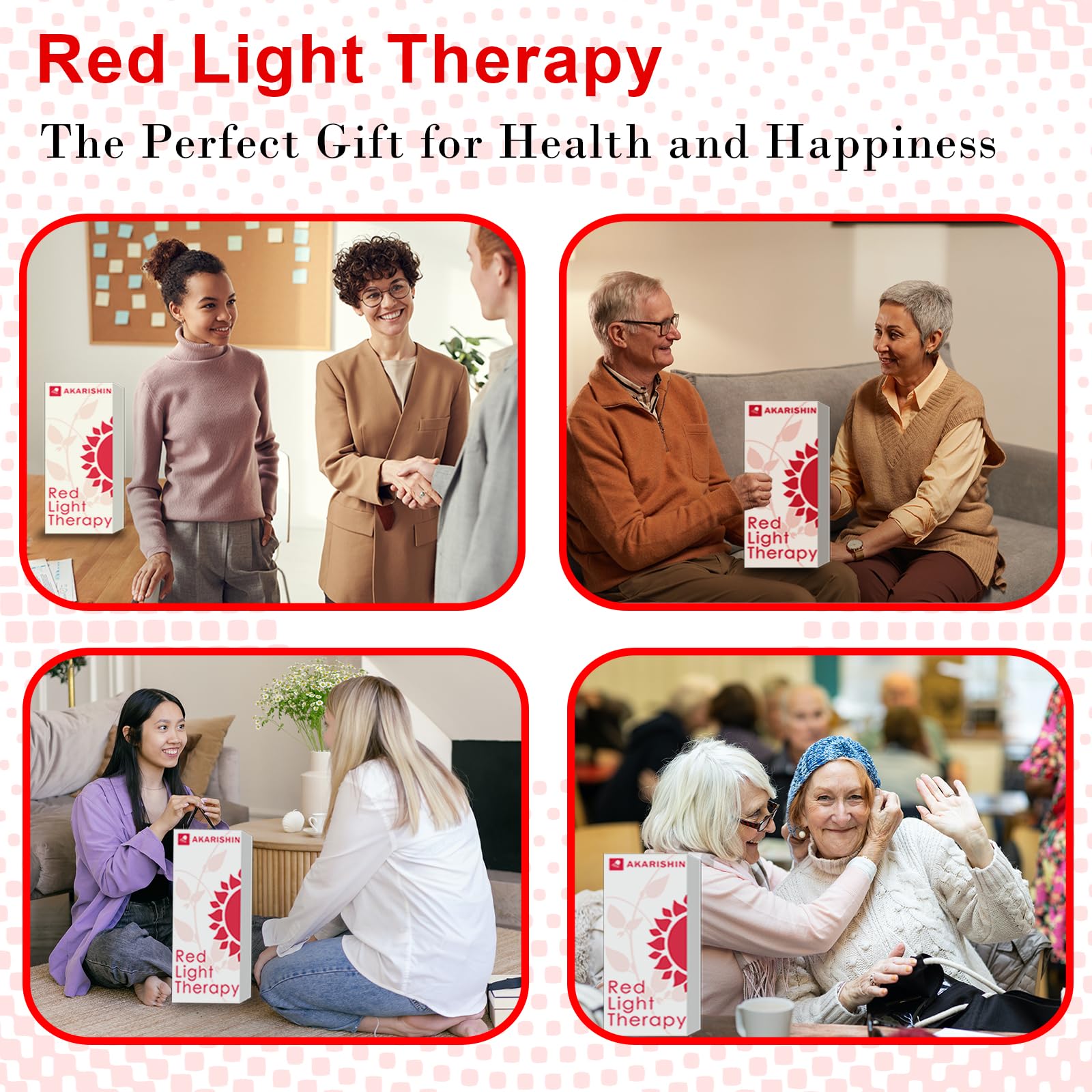 Akarishin Red Light Therapy Lamp- 660nm Red Light,850nm & 940nm Infrared Light Therapy AkarishinBuy Supplements Australia