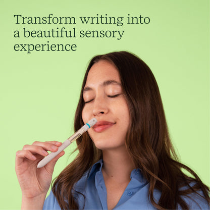 Pen Diffuser in Crisp Mountain Air Essential Oil Blends - Elegant 1.0mm Ballpoint Tip - Black Pen LifelinesBuy Supplements Australia