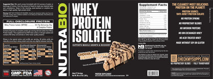 NutraBio Whey Protein Isolate Supplement – 25g of Protein Per Scoop with Complete NutraBioBuy Supplements Australia