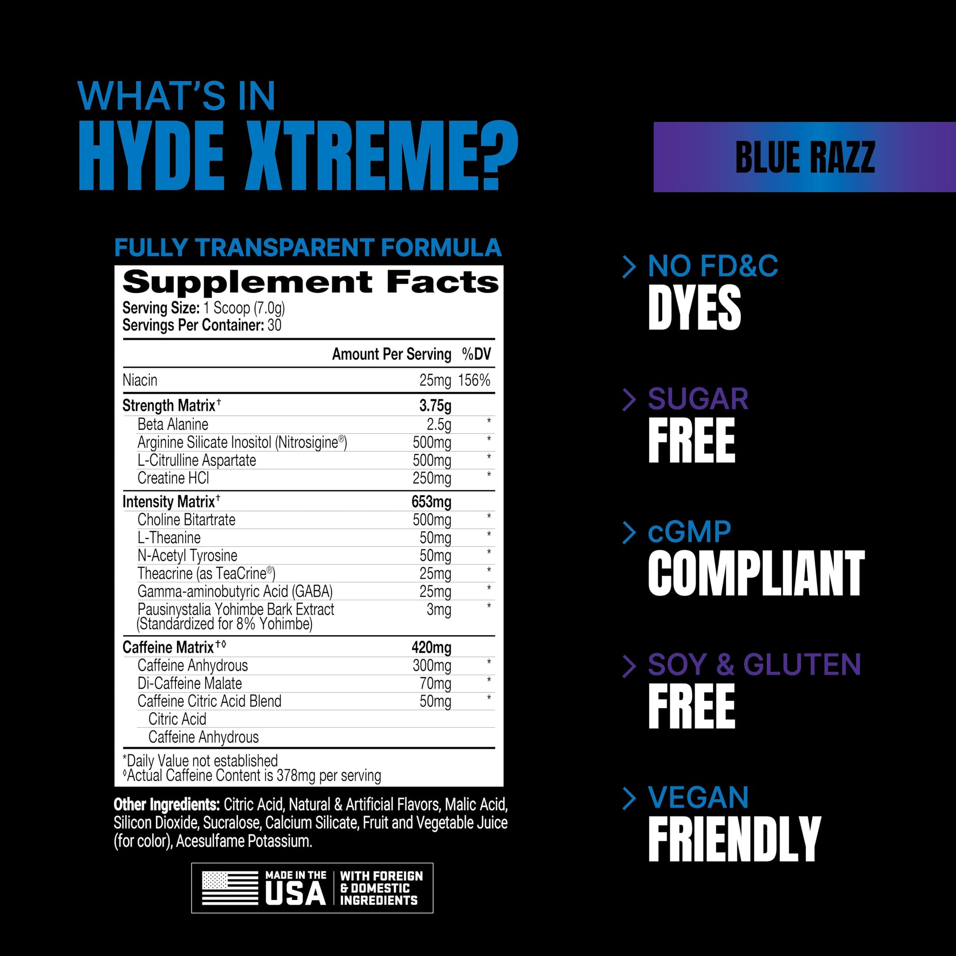 PROSUPPS Mr. Hyde Xtreme Pre-Workout Powder Energy Drink - Intense Sustained Energy PROSUPPSBuy Supplements Australia