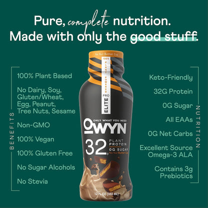 OWYN Only What You Need Pro Elite Vegan High Protein Keto Shake, 32g Protein, 9 Amino OWYN Only What You NeedBuy Supplements Australia