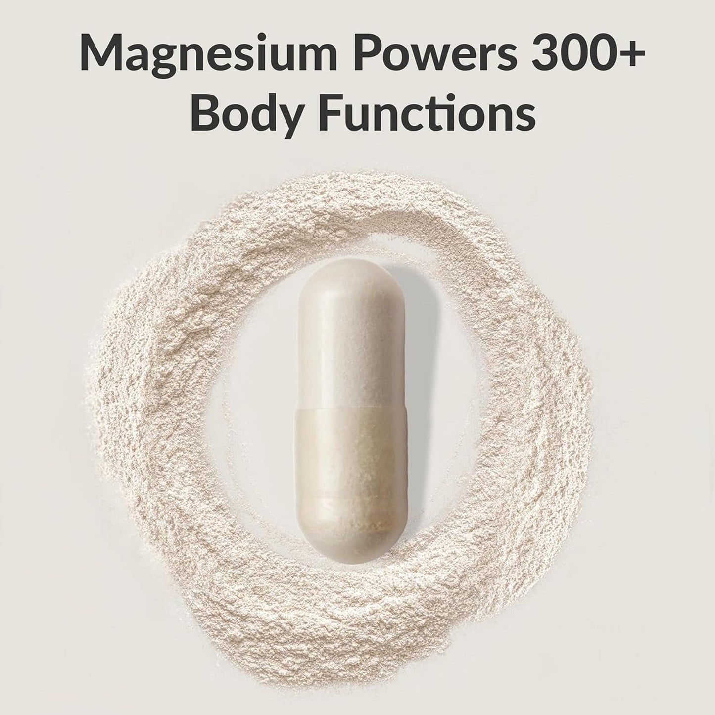 BIOptimizers Magnesium Breakthrough Supplement with 500mg - 7 Forms of Magnesium: Glycinate, Malate, Citrate, and More - Natural Support for Sleep and Cognitive Function -60 Capsules- Calming Vitamins