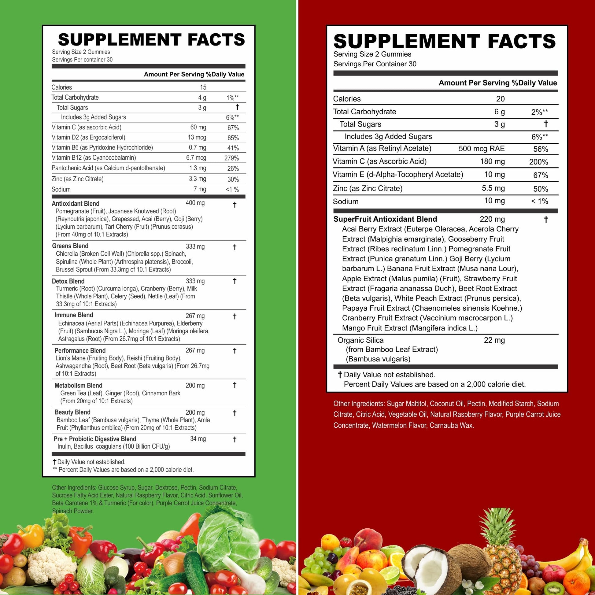 VITINITY Made with Real Fruit-Real Veggie Gummies-Superfood Vegetable Vitamin Sup VITINITYBuy Supplements Australia