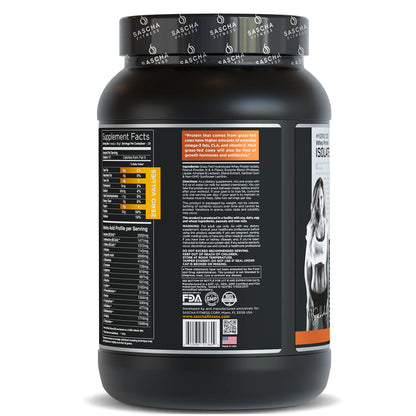 SASCHA FITNESS Hydrolyzed Whey Protein Isolate,100% Grass-Fed ,2.3 Pounds SASCHA FITNESSBuy Supplements Australia