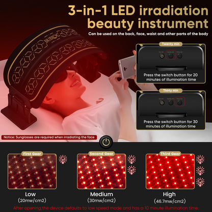 Multifunction Infrared Red Light Therapy for Body and Face, Near-Infrared 850 Red Light Therapy, Cordless ZagMufeBuy Supplements Australia
