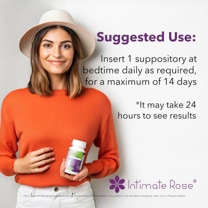 Boric Acid Suppositories - Helps Fight Against BV, Yeast Infections - Manages Odor - Promote pH Balance Intimate RoseBuy Supplements Australia